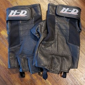 Harley Davidson Fingerless Gloves